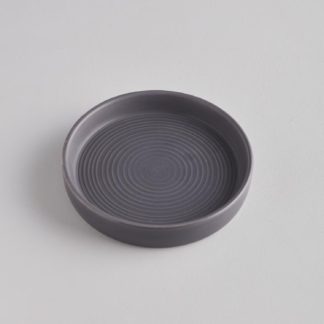 Dark Grey Candle Plate, Small